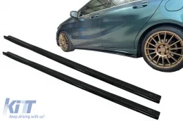 image-52-Jupes latérales Extension pour Mercedes Classe A W176 Sport Line A45 2012-2018 Noir