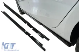 image-66-Jupes latérales Extensions pour Seat Leon Mk4 2020+ Noir brillant Jeu