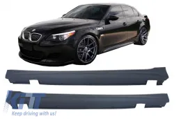 image-0-Jupes latérales pour BMW 5 E60 E61 03-11 LCI Non LCI M-Technik Look