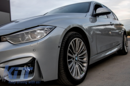 Jupes Latérales pour BMW Série 3 F30 F31 Berline Touring 2011-2018 M3 Look-image-6055306