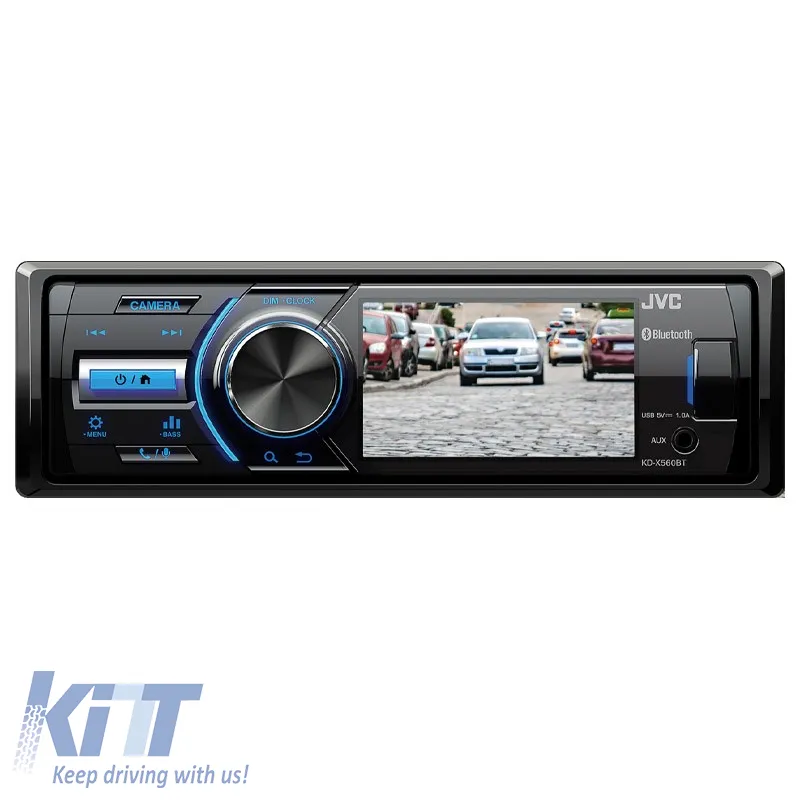 JVC KD-X560BT Universal 1DIN Radio USB Bluetooth with 3" Screen