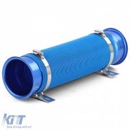Kaltluft-Performance-Kit Ansaugflexrohr Blau geeignet für Sportluftfilter-image-6190566