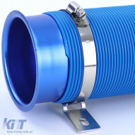 Kaltluft-Performance-Kit Ansaugflexrohr Blau geeignet für Sportluftfilter-image-6190570