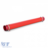 Kaltluft-Performance-Kit Luftansaugflexrohr Rot Universal, geeignet für Sportluftfilter-image-6190849