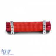 Kaltluft-Performance-Kit Luftansaugflexrohr Rot Universal, geeignet für Sportluftfilter-image-6190852