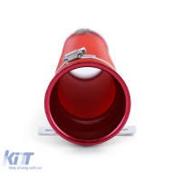 Kaltluft-Performance-Kit Luftansaugflexrohr Rot Universal, geeignet für Sportluftfilter-image-6190853