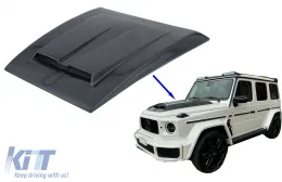 image-0-Kaptur Scoop Bonnet Mercedes W463 G-Class 89-18 Osłona Maski Real Carbon
