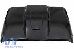 Kapuze Motorhaube für Jeep Wrangler 2D 4D 07-17 Luft Motorkühlung Carbon Look-image-6046175