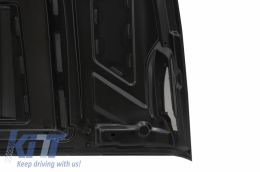 Kapuze Motorhaube für Jeep Wrangler 2D 4D 07-17 Luft Motorkühlung Carbon Look-image-6046181