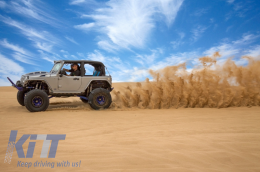 Kapuze Motorhaube für Jeep Wrangler 2D 4D 07-17 Luft Motorkühlung Carbon Look-image-6046192
