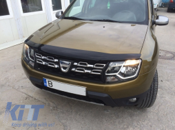 Kapuze Sand Wache Deflektor für Nissan Terrano 2014+ Dacia Duster 2009+-image-5998134