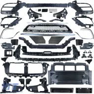 Karosserie-Kit Heckdiffusor Kühlergrill geeignet für Mercedes GLE V167 A Design-Line-image-6207082