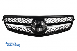 Katállhlo gia MERCEDES C-Class W204 Ananéosh C63 Body Kit T-Modell S204 Statheró salóni Estate me Emprós Grília Athlhtikó Mavro Glossy-image-6024809