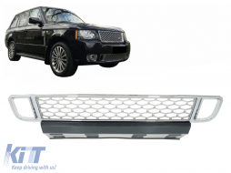 Káto grília Emprós Profulaktíras katállhlo gia Land Range Rover Vogue III L322 (2010-2012) Schedíash Autobiografías Chrómio & Mavro-image-6067947