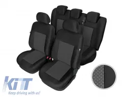 Kegel Apollo series upholstery suitable for two separate front seats, black with gray-image-6212134