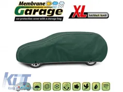 image-55-Kegel Membrane Garage Cover size XL green suitable for wagon/hatchback 455-485x126-136cm