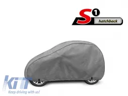 Kegel Mobile-Serie Abdeckung Größe S1 grau geeignet für Hatchback, 250-270x134-143cm-image-6212434