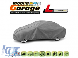 Kegel Mobile series cover size L gray suitable for sedan, 425-470x126-136cm - ABARSC6006856