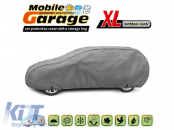 image-31-Kegel Mobile series cover size XL gray suitable for hatchback/wagon 455-485x126-136cm