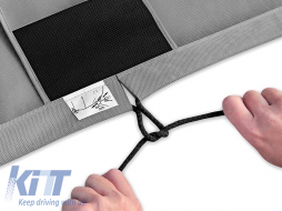 Kegel Mobile series cover size XL gray suitable for hatchback/wagon 455-485x126-136cm-image-6130442