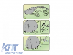 Kegel Mobile series cover size XXL gray suitable for hatchback/wagon, 485-505x127-137cm-image-6130451
