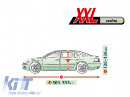 Kegel Mobile series cover size XXL gray suitable for sedan-image-6130513