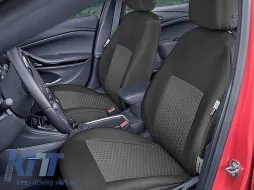 image-26-Kegel-Polsterung geeignet für Vorder- + Rücksitze von Skoda Yeti 2013-2017, schwarz mit Muster