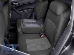 Kegel-Polsterung geeignet für Vorder- + Rücksitze von Skoda Yeti 2013-2017, schwarz mit Muster-image-6212254