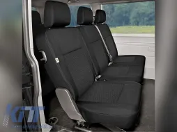 image-45-Kegel Polsterung Serie Ares Tailor Made 1+2 Sitze geeignet für die zweite Reihe des Volkswagen T6 nach 2015, schwarz