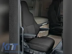 image-65-Kegel Polsterung Serie Tailor Made geeignet für den Vordersitz des Beifahrers im MAN TGX nach 2020, schwarz