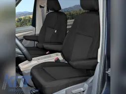 image-9-Kegel Tailor Made upholstery suitable for front seats 1+1 of Volkswagen T7 Multivan after 2021, black