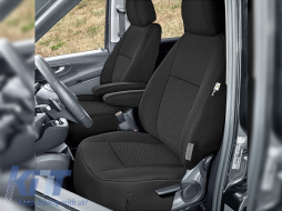 Kegel upholstery series Ares suitable for front seats of Mercedes Vito W447 after 2014 with two single seats, color graphite - ABMESC6006821