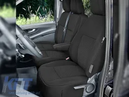 image-3-Kegel upholstery series Ares suitable for front seats of Mercedes Vito W447 after 2014 with single + double seat, color graphite