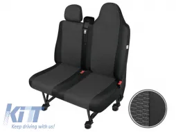 Kegel upholstery series Ares Tailor Made for front double seat suitable for Renault Master, Opel Movano, Nissan NV400 after 2010, black-image-6212168