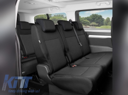 Kegel upholstery series Tailor Made suitable for second or third row seats of Peugeot Expert, Traveller, Citroen Jumpy, Spacetourer, Toyota Proace, Proace Verso after 2016, Opel Vivaro, Zafira Life af - ABSCP6015758