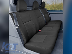 Kegel upholstery series Tailor Made suitable for second or third row seats of Volkswagen Crafter after 2016, Man TGE after 2017, black