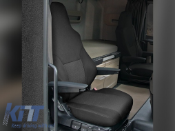 Kegel upholstery series Tailor Made suitable for front passenger seat of MAN TGX after 2020, black - ABSCI6015772