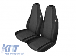 Kegel upholstery suitable for two single front seats of Peugeot 107, Citroen C1, Toyota Aygo 2005-2014, black with pattern - ABCISC6006801