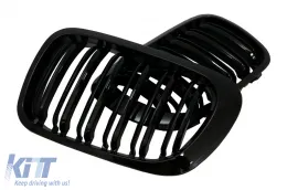 Kentrikés grílies nefrón katállhla gia BMW Seirá 3 E46 Koupé Kamprioléta 2 Doors Non Ananéosh (1999-2002) Diplí ríga M Design Piáno Mavro-image-6081947