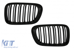 image-53-Kentrikés grílies nefrón katállhla gia BMW Seirá 3 E46 Koupé Kamprioléta 2 Doors Non Ananéosh (1999-2002) Diplí ríga M Design Piáno Mavro