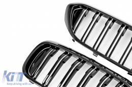 Kentrikés grílies nefrón katállhles gia BMW Seirá 5 G30 G31 Sedan Touring (2017-2019) Diplí ríga M Design Piáno Mavro-image-6066771