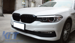 Kentrikés grílies nefrón katállhles gia BMW Seirá 5 G30 G31 Sedan Touring (2017-up) Diplí ríga M Design Piáno Mavro-image-6043604