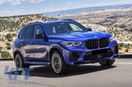 Kentrikés grílies nefrón katállhles gia BMW X5 G05 (2018-up) Diplí ríga M Design Piáno Mavro-image-6059433