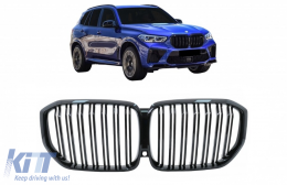 Kentrikés grílies nefrón katállhles gia BMW X5 G05 (2018-up) Diplí ríga M Design Piáno Mavro-image-6059468