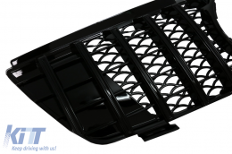 Kentrikí Emprós Grília katállhlh gia Mercedes ML W164 (2005-2008) GT-R Panamericana Schediasmós Piáno Mavro-image-6084770