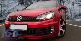 Kentrikí grília Emprós Grília katállhlh gia VW Golf 6 VI (2008-2012) GTI Schediasmós-image-6023221