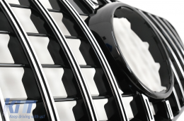 Kentrikí grília katállhlh gia Mercedes E-Class W212 S212 (2009-2013) GT-R Panamericana Schediasmós-image-6090258