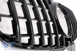 Kentrikí grília katállhlh gia Mercedes V-Class W447 Ananéosh (2020-Up) GT R Panamericana Schediasmós Mavro-image-6090284