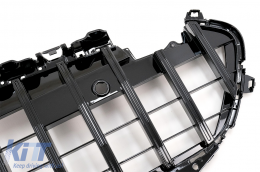 Kentrikí grília Katállhlo gia Mercedes CLS-Class C257 (2018-up) GTR Schediasmós Piáno Mavro-image-6089958