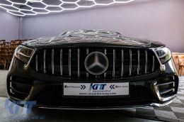 Kentrikí grília me diachvth kai ákres exátmishs Katállhlo gia Mercedes CLS-Class C257 (2018-up) GTR CLS53 Schediasmós móno Grammí AMG Píso Profulaktíras-image-6095267